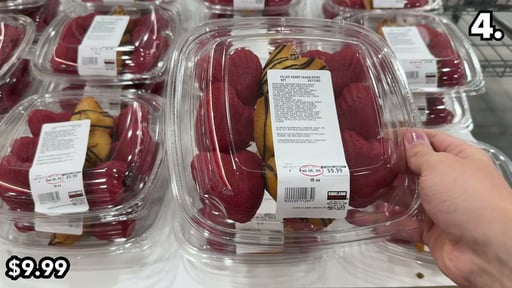 Filled Heart Madeleines 9 Count