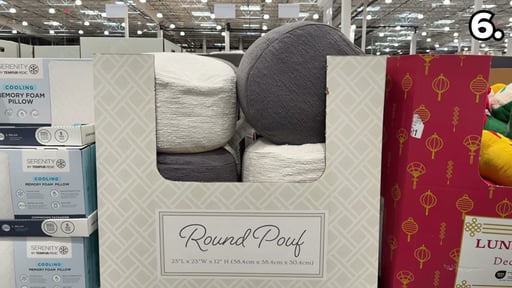 Brentwood Originals Round Pouf