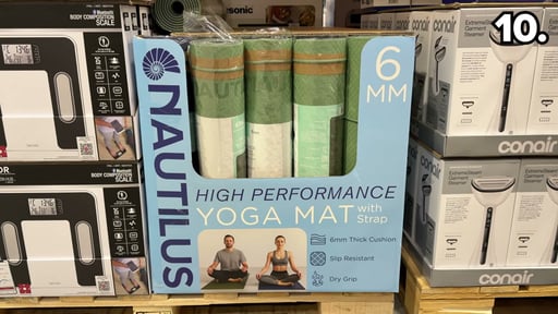 Nautilus Yoga Mat with Strap