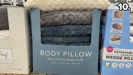 Sculpted Faux Fur Body Pillow