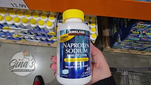 Kirkland Signature Naproxen Sodium 220mg 400 Caplets