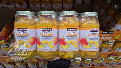 Kirkland Signature Sliced Peaches 4/24 OZ