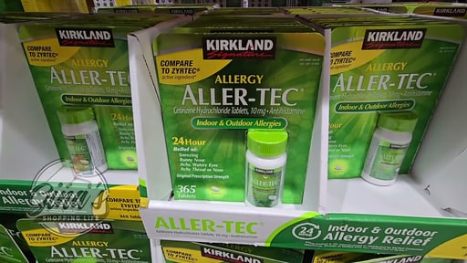 Kirkland Signature Aller-Tec 10mg, 365 Tablets
