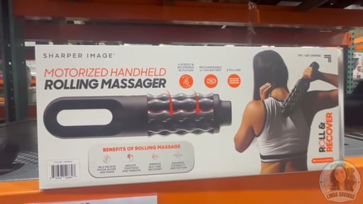Sharper Image Handheld Rolling Massager
