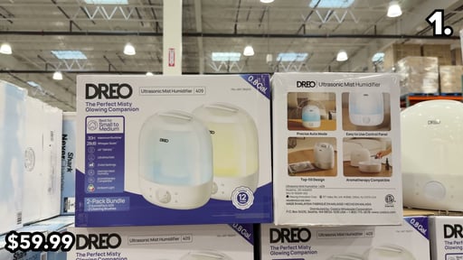 Dreo 0.8 Gallon Ultrasonic Humidifier 2-Pack
