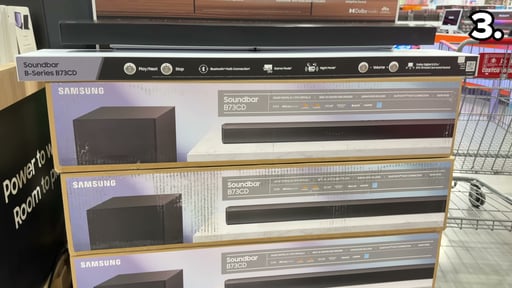 Samsung B73CD 5.1 Channel Soundbar with Wireless Subwoofer