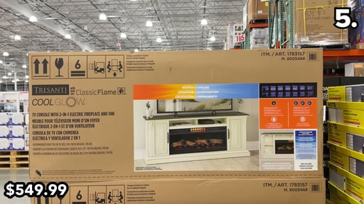 Tresanti Eloise 74" Fireplace Console