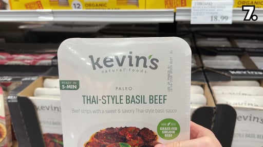 Kevin's Natural Foods Thai-Style Basil Beef 32 Ounce Package