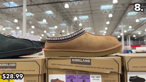Kirkland Signature Unisex Shearling Slippers
