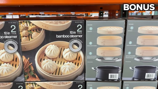 MIU 10 Inch 2-Tier Bamboo Steamer