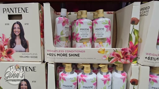 Pantene Essential Botanicals Green Tea & Lily Hydrating Volume Shampoo / Conditioner (38.2 fl oz)