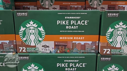 Starbucks Pike Place Medium Roast 72 Count K-Cup Pods