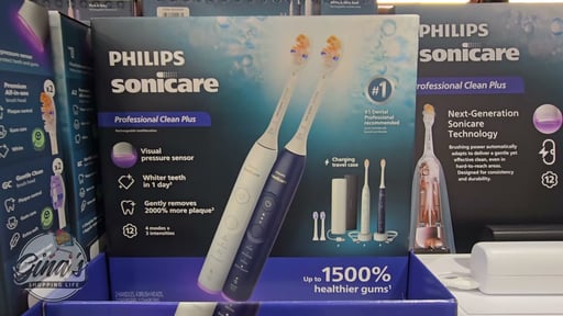 Philips Sonicare Professional Clean Plus Rechargeable Electric Toothbrush, 2-Pack