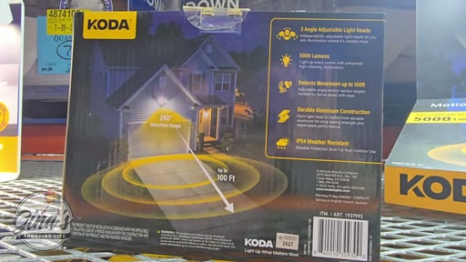 KODA 5000 Lumen Hardwired LED Security Light