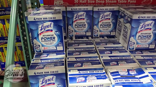 Lysol Advanced Toilet Bowl Cleaner, 4-Pack, 32 fl oz Bottles