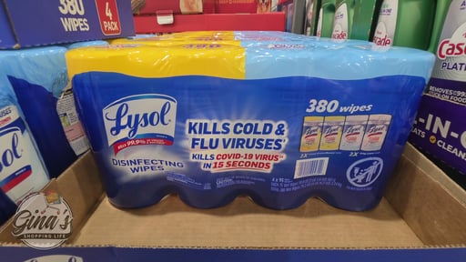 Lysol Disinfecting Wipes, Variety Pack, 4-Pack, 95-Count