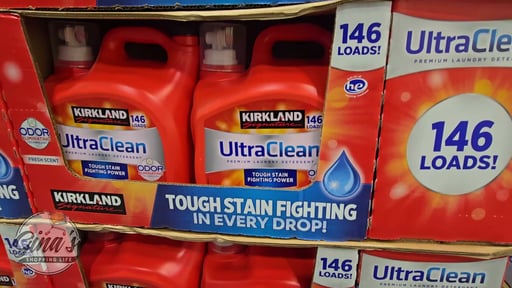 Kirkland Signature Ultra Clean HE Liquid Laundry Detergent, Fresh Scent, 146 Loads, 194 fl oz
