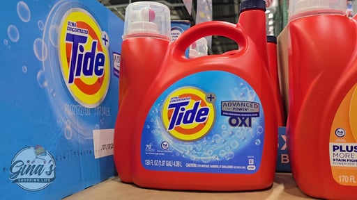 Tide Advanced Power with Oxi Liquid Laundry Detergent, Original, 78 Loads, 138 fl oz