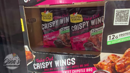 Foster Farms Crispy Wings Sweet Chipotle BBQ 4 Pounds