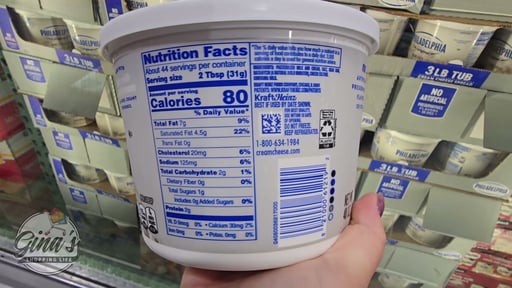 Philadelphia Cream Cheese Spread 3 Pound Tub