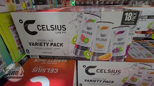 Celsius Sparkling Energy Drink Variety Pack, 18 / 12 fl oz Cans