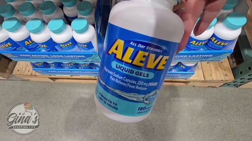 Aleve 220mg Liquid Gels 180 Count