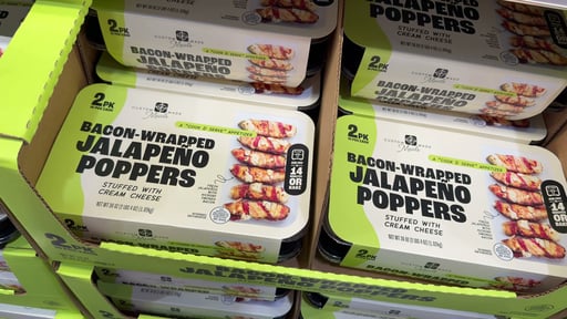 Custom Made Meals Bacon Wrapped Jalapeño Poppers, 2 Pack, 10 Count Each