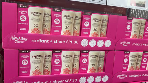 Hawaiian Tropic Sheer Touch Lotion Sunscreen SPF 30, 10.8 fl oz, 2-Pack