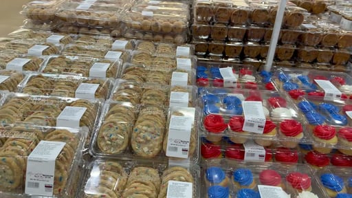 Red, White and Blue Cookie, 24 Count