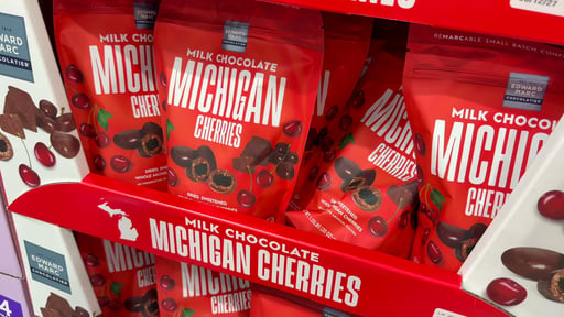 Edward Marc Milk Chocolate Cherries 20 Ounce Bag