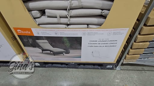 Sunbrella Chaise Lounge Cushion w/ Headrest