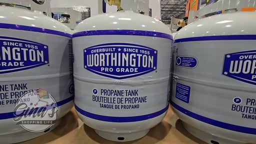 Worthington Pro Grade 20lb Propane Tank with OPD Valve & Gauge
