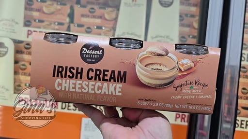 Dessert Factory Irish Cream Cheesecake, 6 x 2.8 oz