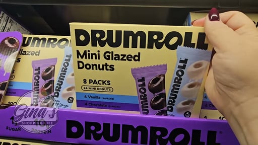Drumroll Mini Glazed Donuts 8pk/24ct