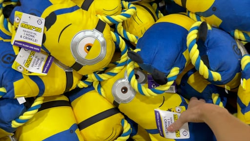 Universal's Minions Jumbo Plush Dog Toy — Stuart, Kevin & Bob (3-Pack)
