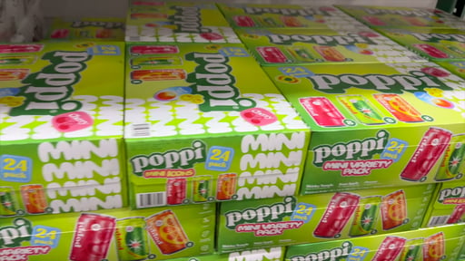 POPPI PREBIOTIC SODA MINI VARIETY 24/7.5 OUNCE CANS