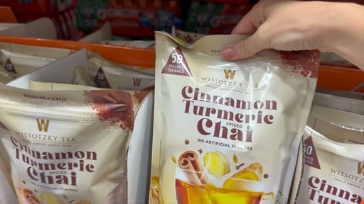 Wissotzky Tea Cinnamon & Turmeric Spiced Chai Tea Bags 50 CT