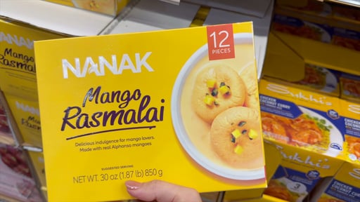 Nanak Mango Rasmalai 30 oz (1.88 lbs)