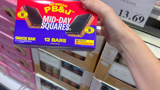 Mid-Day Squares PB&J Variety Pack 12 Count (0.925 lbs)