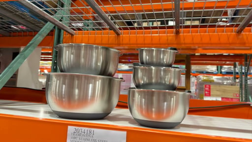 Tramontina 10-Piece Stainless Steel Mixing Bowl Set