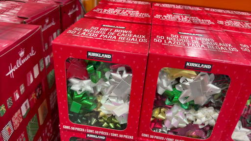 Kirkland Signature Gift Bows, 50 Count