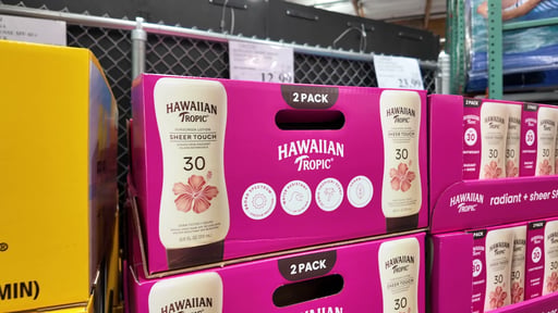 Hawaiian Tropic Sheer Touch Lotion Sunscreen SPF 30, 10.8 fl oz, 2-Pack