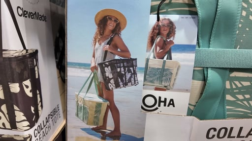 Aloha X CleverMade Collapsible Beach Tote