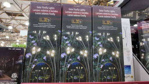 Fresh Source Solar Firefly Landscape Lights, 4-Pack