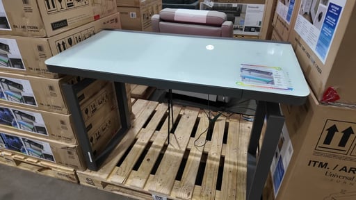 Tresanti Aurora 47" Adjustable Height Desk with LED