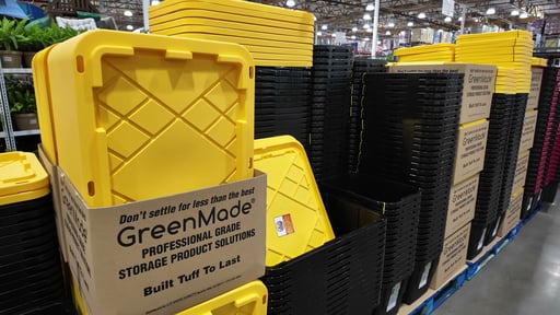 Greenmade 27 Gallon Storage Tote with Lid