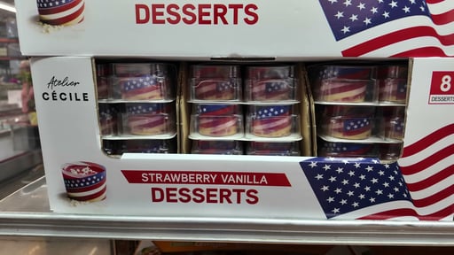 Atelier Cécile Strawberry Vanilla Flavored Desserts, 8-Count