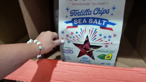 Xochitl Red White & Blue Tortilla Chips 20 oz