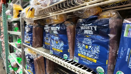 One Mighty Mill Organic Stone Milled Wheat Bread, 2/24 oz