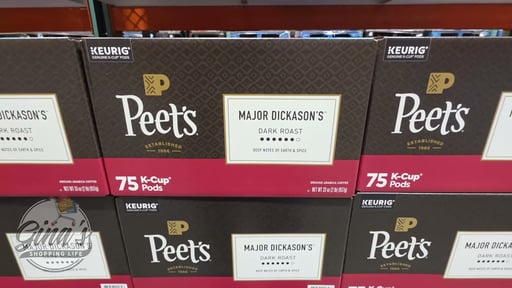 Peet's Coffee Major Dickason's Blend Dark Roast 75 Count K-Cup Pods